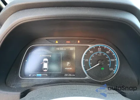 2022 Nissan Leaf S Plus из США, поврежденный, VIN 1N4BZ1BV2NC562829